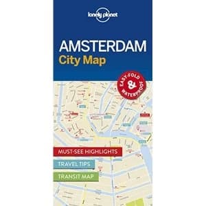 Image of Lonely Planet Amsterdam City Map Sheet map, folded 2016