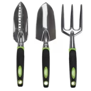 Image of Draper Aluminium Hand Fork and Trowel Set (3 Piece)