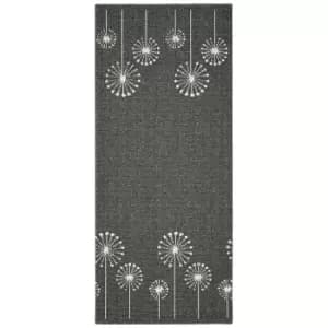 Image of Geneva Washable Runner - Lead & Sugar - 67x180cm