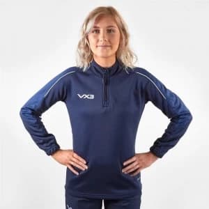 Image of VX-3 Zip-Up Sweatshirt Womens - Navy