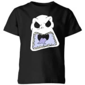 Image of The Nightmare Before Christmas Jack Skellington Angry Face Kids T-Shirt - Black - 11-12 Years