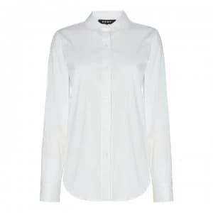 Image of DKNY Poplin Button Shirt - White