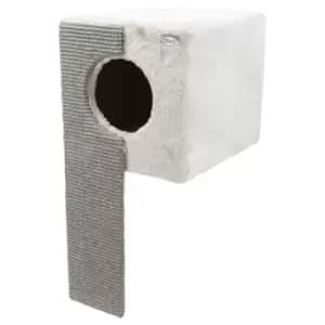 Image of Trixie Cuddle Bed for Shelves with Scratching Board - 33 x 37 x 70cm (L x W x H)