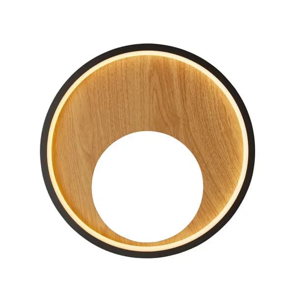 Image of Curio Wall Light Black, Wood