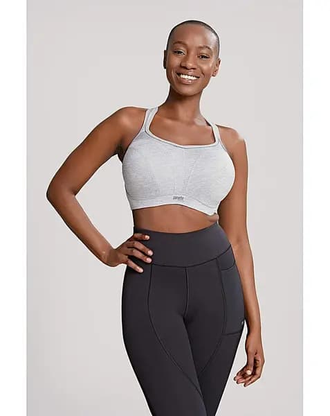 Image of Panache Sport Panache Sport Wired Sport Bra Grey Marl Female 38B RV17350