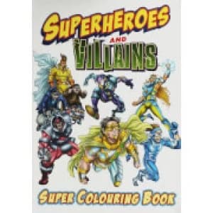 Image of Superheroes Bumper Colouring Book