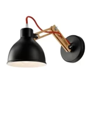 Image of Marcello Adjustable Dome Wall Light Natural, 1x E27
