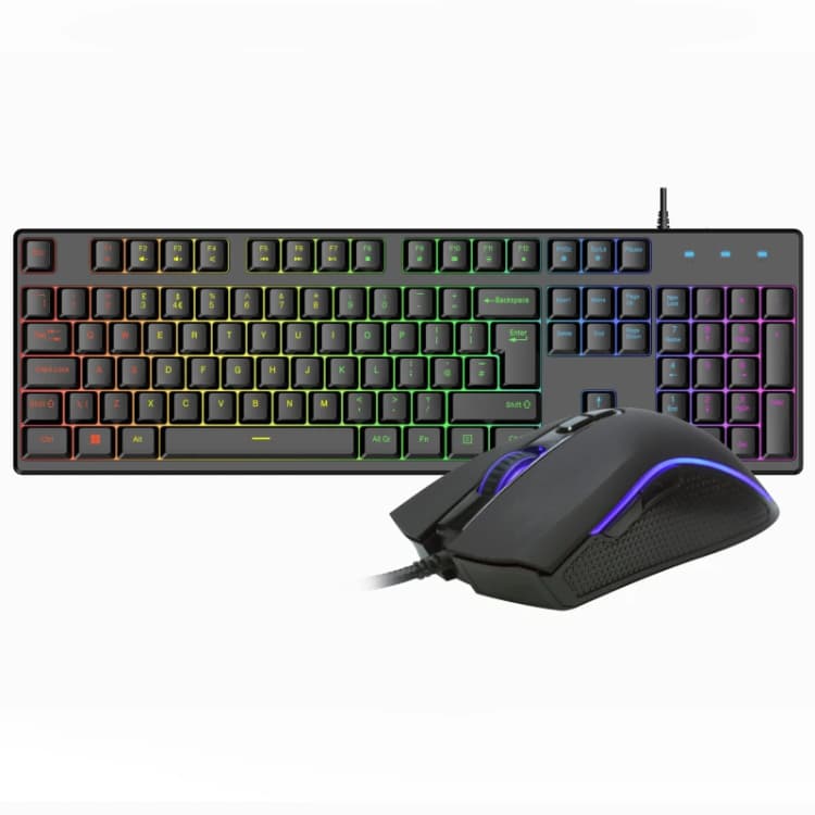 Image of VIDA VIDA REBEL 2IN1 BLACK USB DESK KIT keyboard REBEL2IN1-BLK