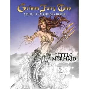 Image of Grimm Fairy Tales Adult Coloring Book: The Little Mermaid