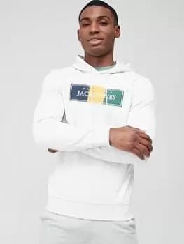 Image of Jack & Jones Jack & Jones Cody Hoodie - White, Size S, Men