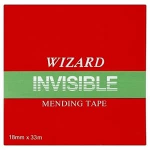 Image of Value Wizard Clear Invisable Tape 19mm X 33m PK8
