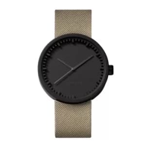 Image of Leff Amsterdam LT72013 D42 Black Tube Wristwatch Cordura Strap
