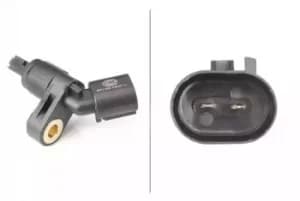 Image of Wheel speed sensor 6PU009106-071 by Hella Front Right