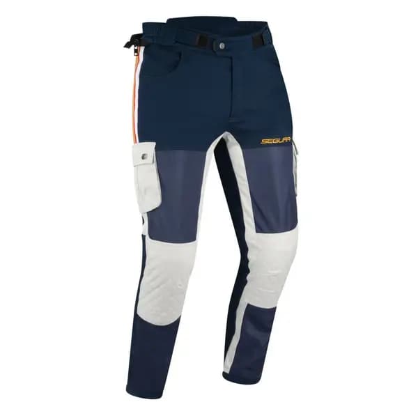 Image of Segura Mojo Navy Blue Grey Trousers Size L