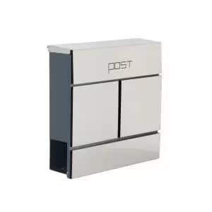 Image of Phoenix Estilo Top Loading Letter Box MB0124KS in Stainless Steel with