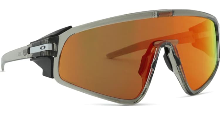 Image of Oakley Latch Panel Rectangular Shield Sunglasses, 135mm