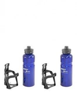 Image of Sport Direct Alloy Bottle & Cage Set X 2