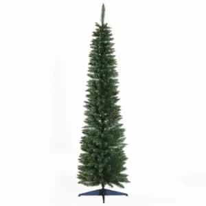 Image of Slim Green Artificial Christmas Tree 180cm