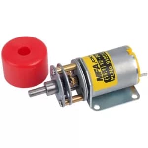 Image of MFA Gearbox and Motor 15:1 4mmshaft 12-24V