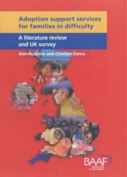 Image of Adoption Support Services for Families in Difficulty by Alan Rushton Book