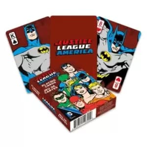 Image of DC Comics Playing Cards Retro Justice League