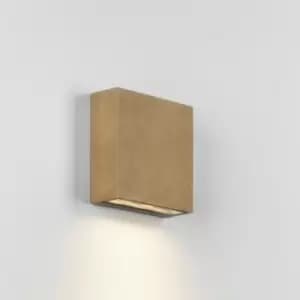 Image of Astro Elis LED Outdoor Coastal Wall Light Solid Brass IP54