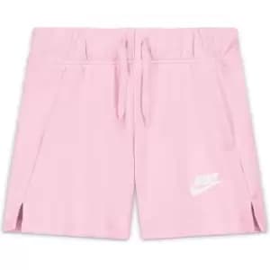 Image of Nike Sportswear Club Big Kids (Girls') French Terry Shorts - Pink