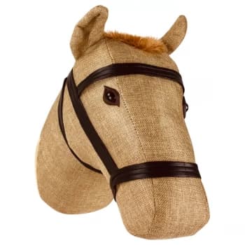 Image of Fabric Wall Mounted Horse Head 30cm