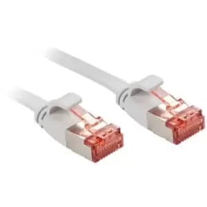Image of LINDY 47550 RJ45 Network cable, patch cable CAT 6 U/FTP 0.30 m Grey