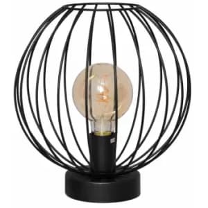 Image of Helam Mercure Table Lamp Black 30cm
