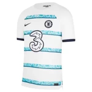 Image of Nike Chelsea Away Shirt 2022 2023 Adults - White