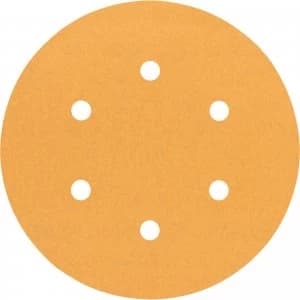 Image of Bosch Red Wood Top Sanding Disc 150mm 150mm 120g Pack of 5