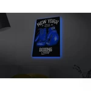Image of 4570MDACT-081 Multicolor Decorative LED Lighted Canvas Painting