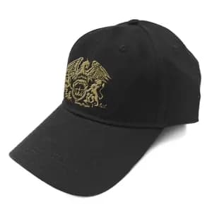 Image of Queen - Black Classic Crest Mens Baseball Cap - Blue