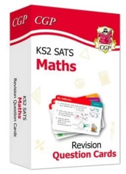 Image of New KS2 Maths SATS Revision Question Cards for the 2021 tests by CGP Books