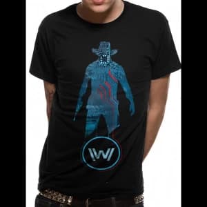 Image of Westworld - Blue Man Mens X-Large T-Shirt - Black