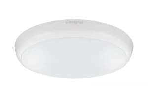 Image of LED Flush Ceiling / Wall Light 12W 4000K 1056lm IK10 Sensor Matt White IP54