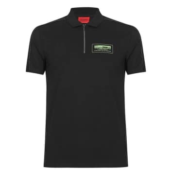 Image of Hugo Boss Dalbert Polo Shirt Black Size L Men