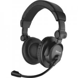 Image of Trust Como PC headset 3.5mm jack Corded Over-the-ear Black