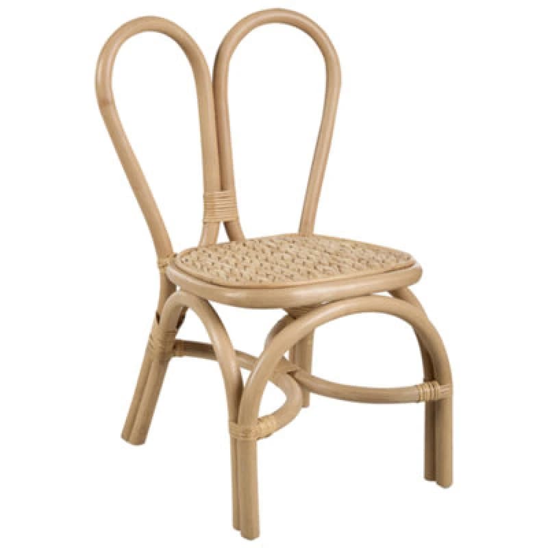 Image of Beliani Kids Chair Desimi Rattan Natural