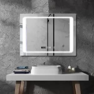 Image of ENER-J LED Mirror With Bluetooth Speaker Cct Changing & Touch Sensor White