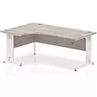 Image of dynamic Ergonomic Desk Impulse MICDLW16WGRY Grey Oak 1600 mm x 800 mm x 730 mm