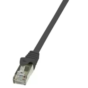 Image of LogiLink 5m Cat.5e F/UTP networking cable Black Cat5e F/UTP (FTP)