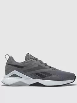 Image of Reebok Nanoflex Tr V2, Grey/Black, Size 10, Men
