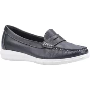 Image of Hush Puppies Womens Paige Slip On Leather Loafer Shoes UK Size 5 (EU 38)