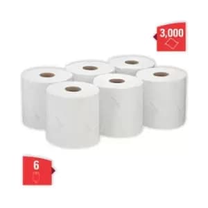 Image of Wypall L10 Wiper Roll Control Centrefeed White (Pack of 6) 7406