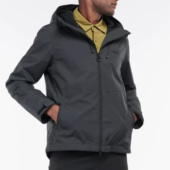 Image of Barbour 55 Degrees North Mens Lowland Jacket - Black - XXL