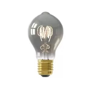 Image of Calex Filament Flex Classic A60 Titanium E27 Dimmable 136 Lumen Warm White Decorative Light Bulb