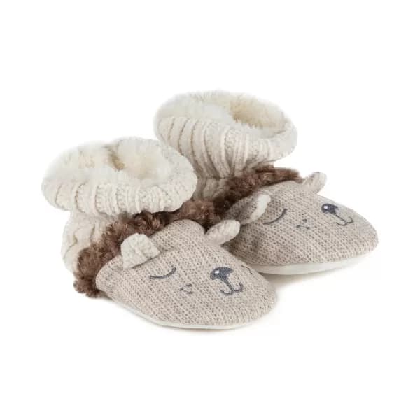 Image of totes Kids Novelty Lion Bootie Slipper MultiColoured