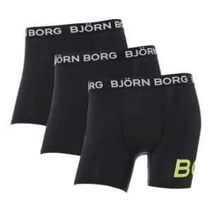 Image of Bjorn Borg 3 Pack Side Logo Performance Trunks - 91201